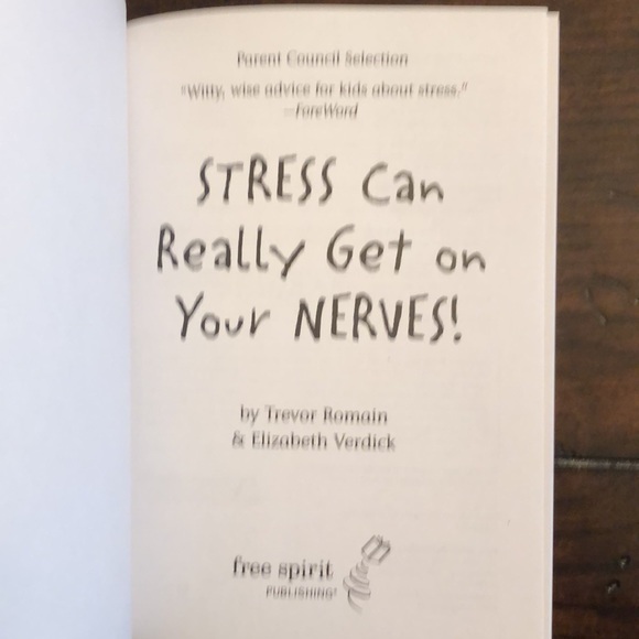 Like New book Stress Can Really Get on Your NERVES! by Trevor Romain & E Verdick - Picture 3 of 5